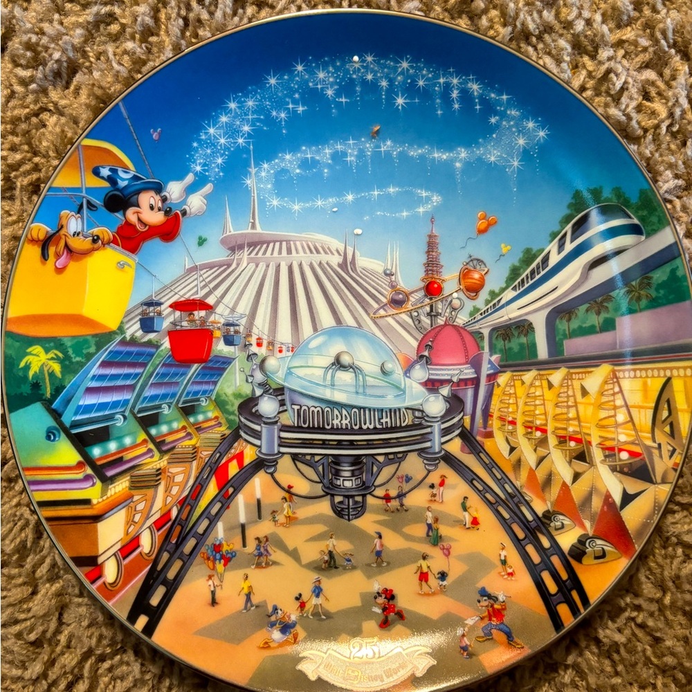 Bradford Exchange Tomorrowland Decorative Plate